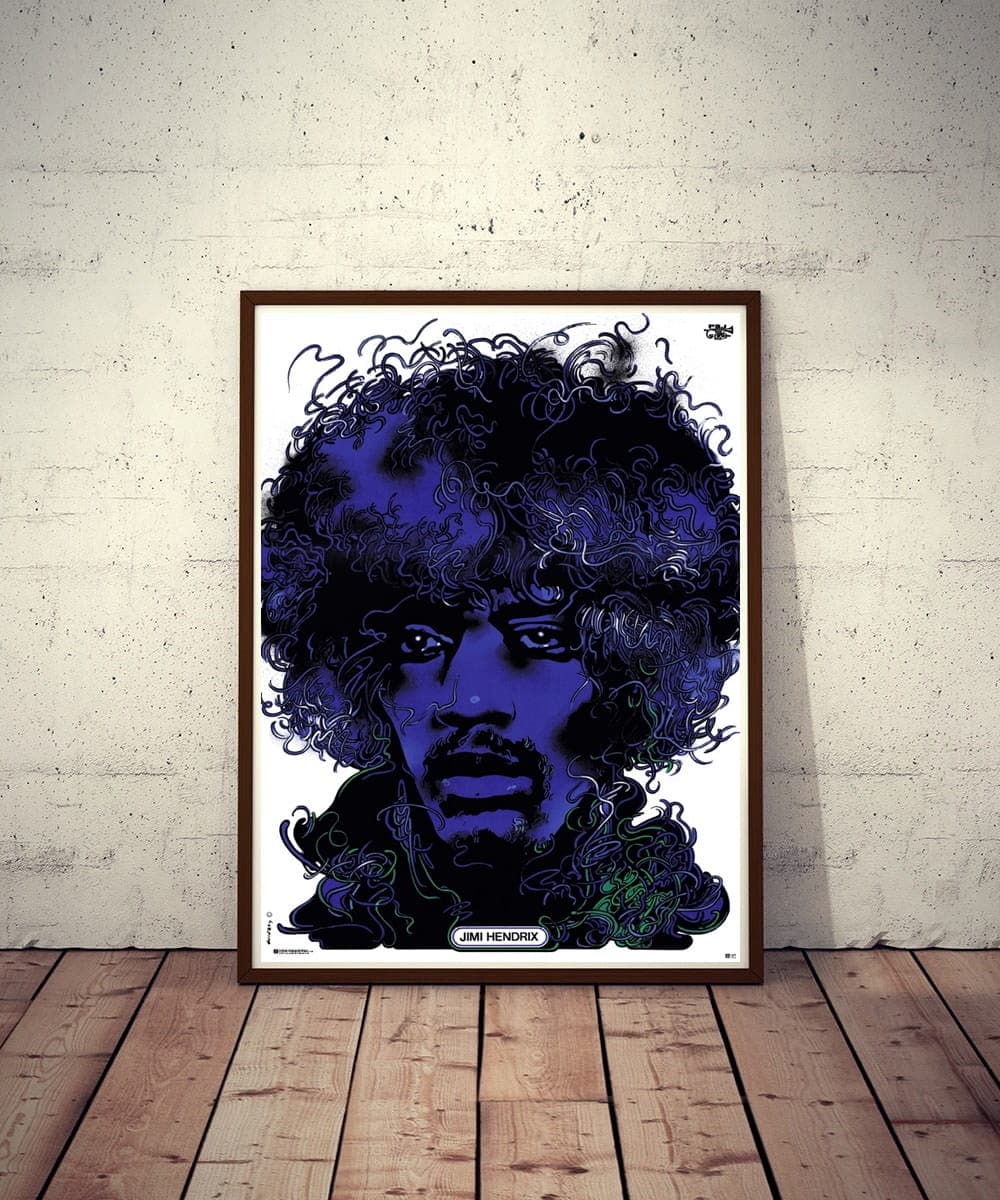 Poster Jimi Hendrix 97.6x67 cm, by W. Świerzy, Polska Szkoła Plakatu - 177509