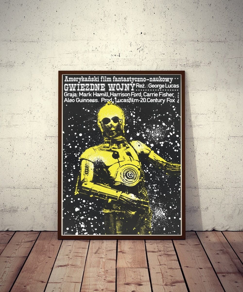 Plakat filmowy Gwiezdne Wojny 97x67 cm, aut. J. Erol, Polska Szkoła Plakatu - 177453