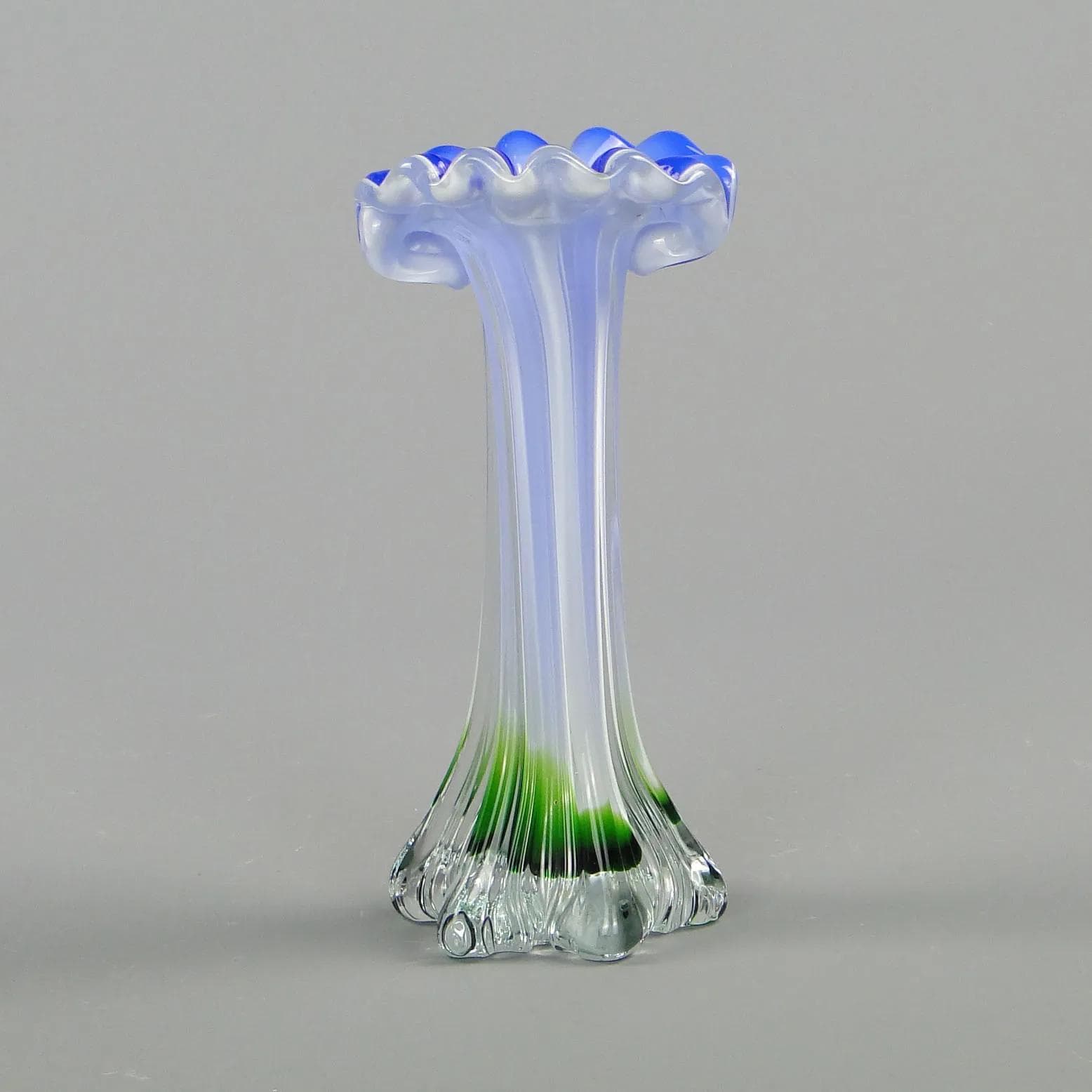 Vase Kalia, multicolored glass, Italy, 1970s - 12458