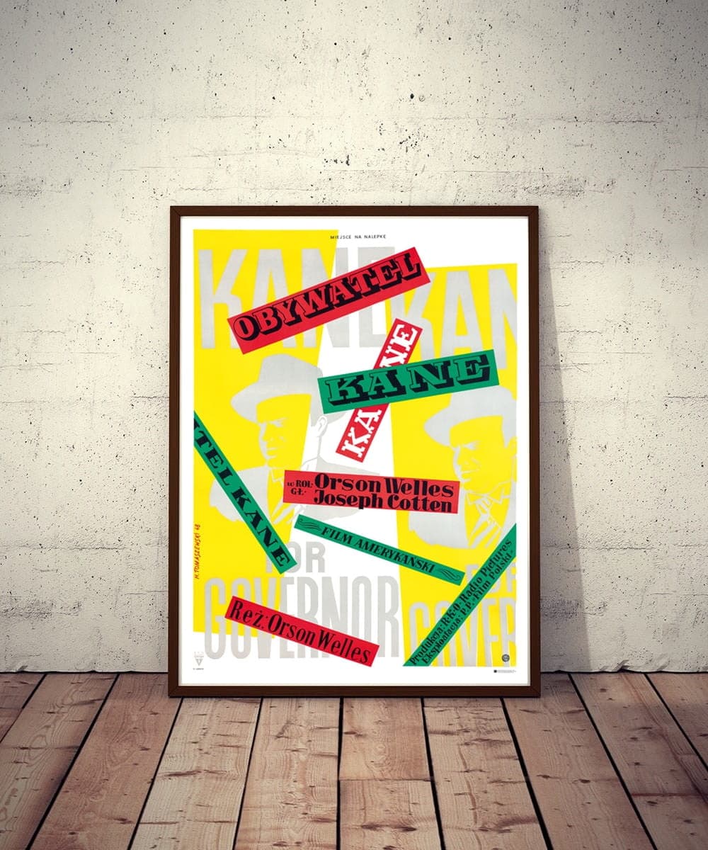 Plakat filmowy Obywatel Kane 99x69 cm, aut. H. Tomaszewski, Polska Szkoła Plakatu - 177439