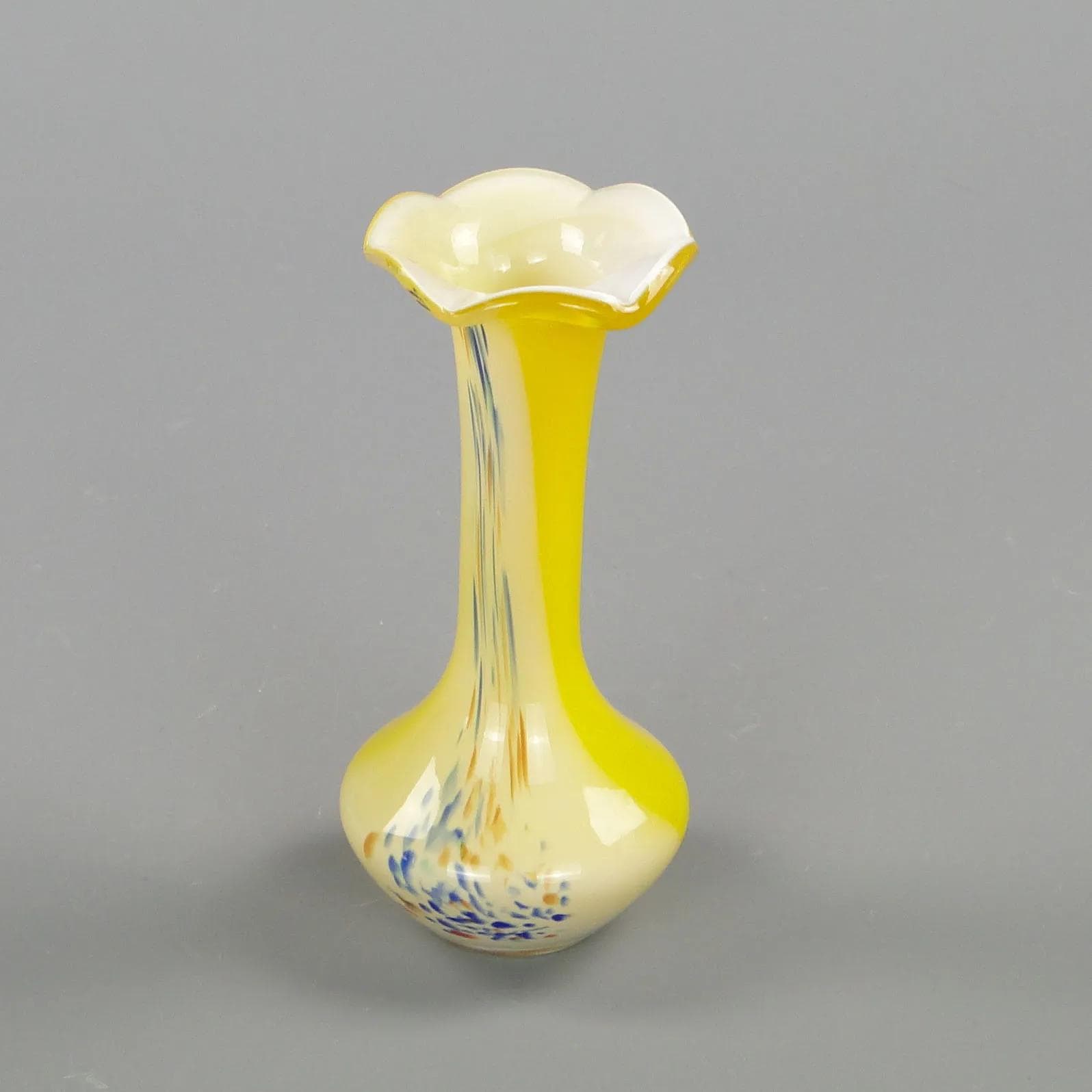 Vase Kalia, multicolor glass, Italy, 1970s. - 12453