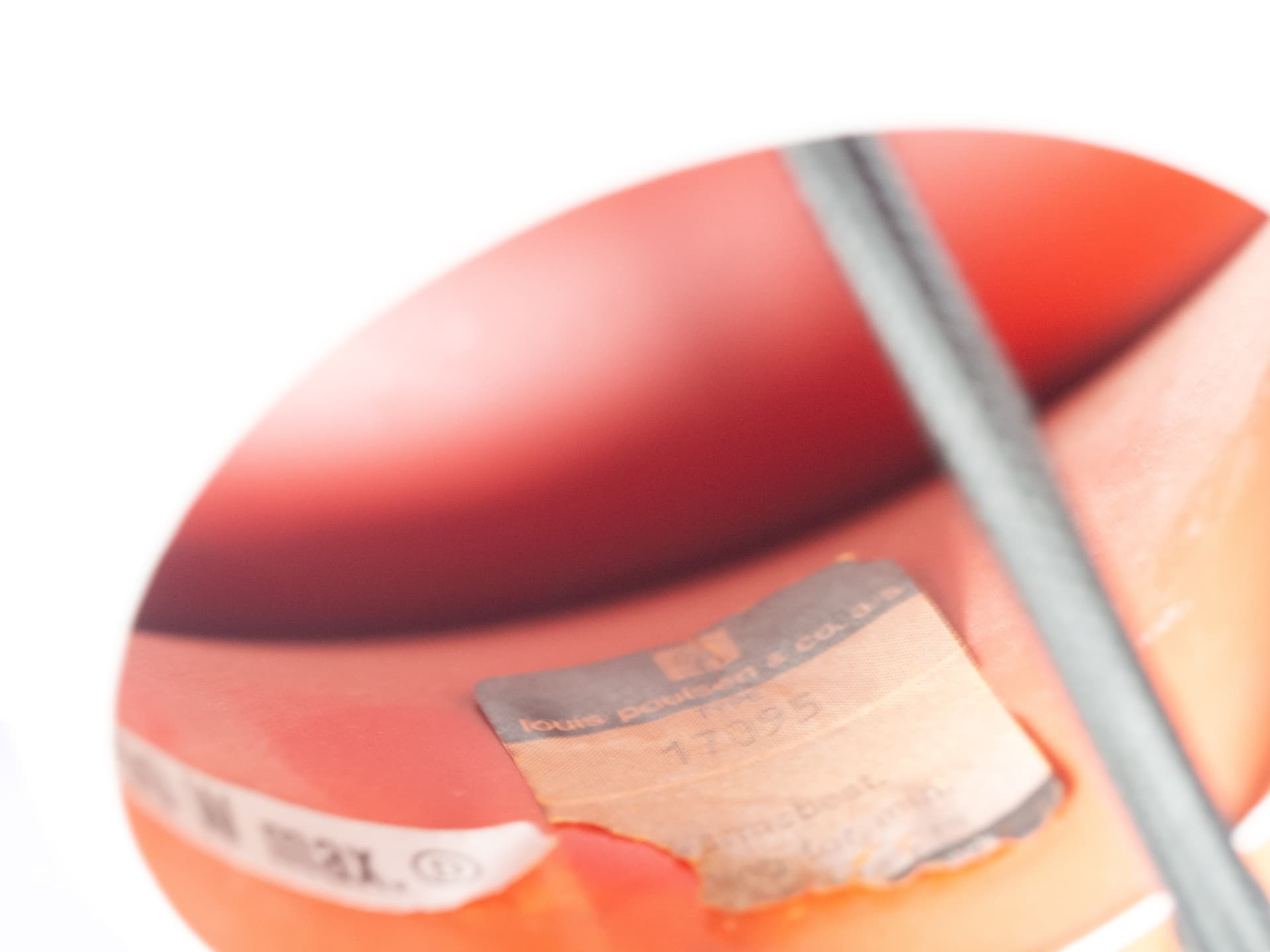 Lampa wisząca PH 5, fioletowy, metal, proj. P. Henningsen, Louis Poulsen, Dania, lata 90. - 177672