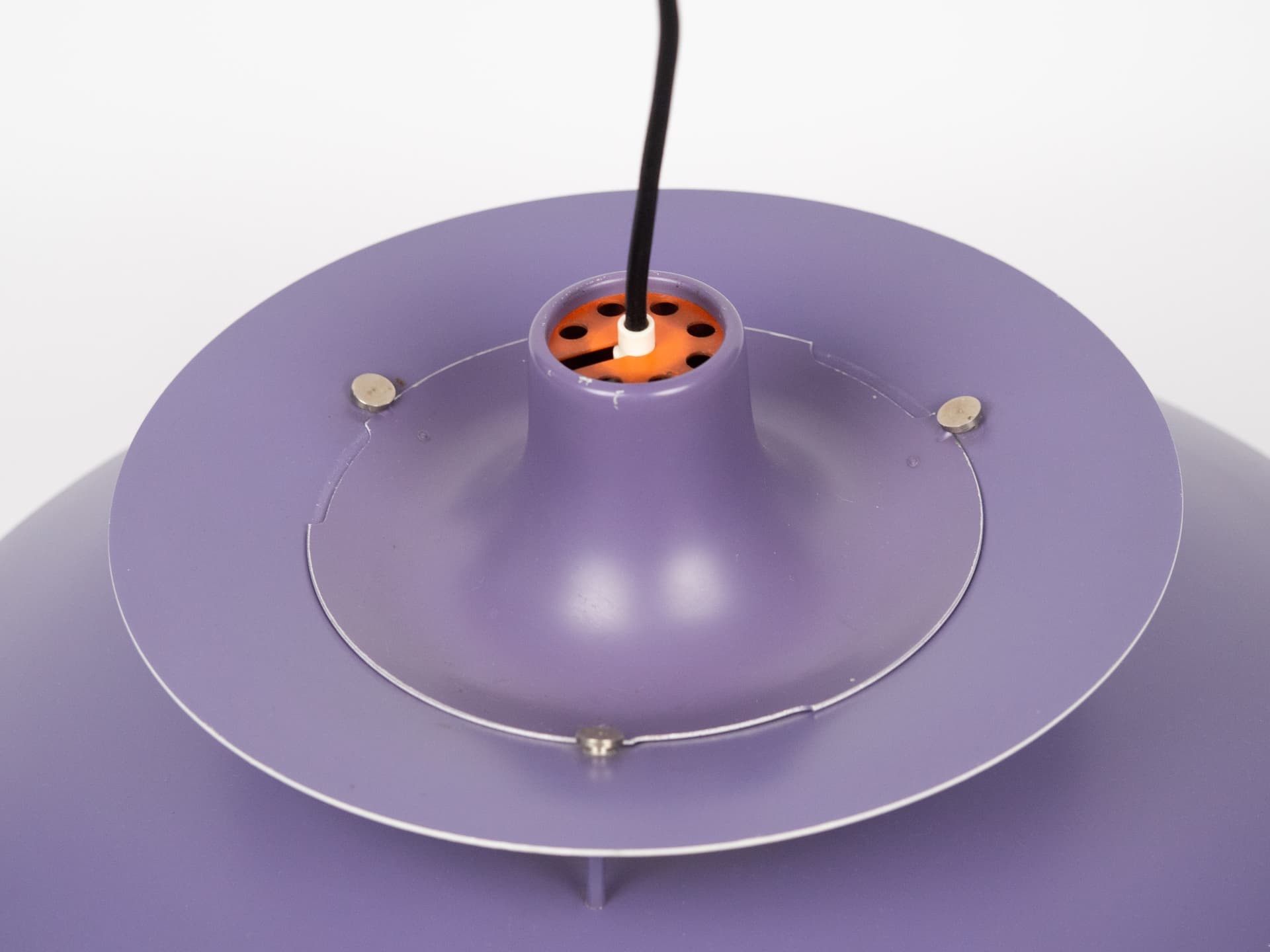 Lampa wisząca PH 5, fioletowy, metal, proj. P. Henningsen, Louis Poulsen, Dania, lata 90. - 177667