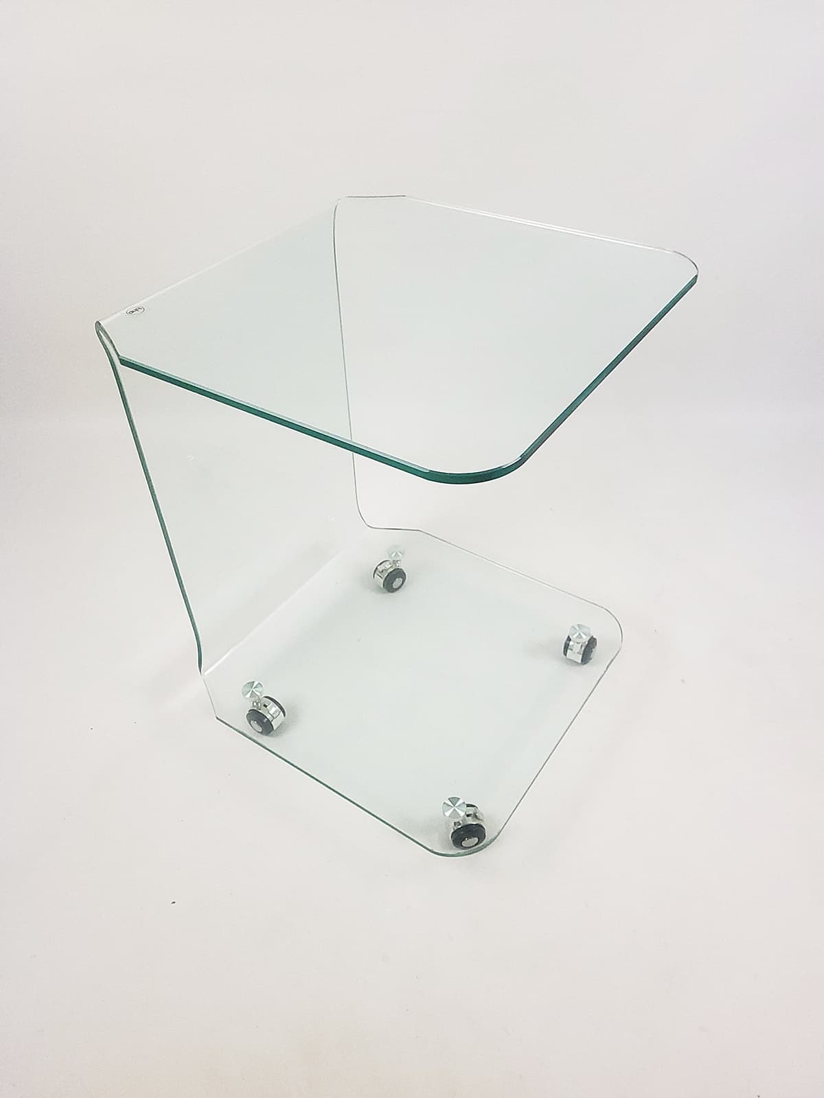 Side table, transparent glass, Italy, 1990s. - 177779
