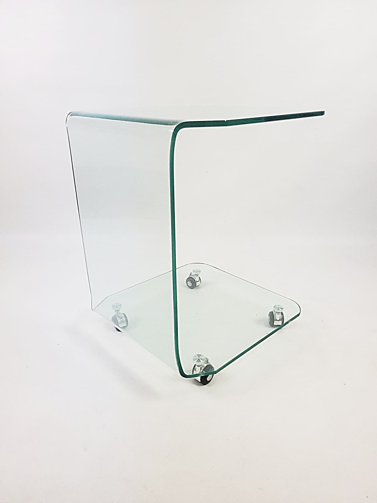 Side table, transparent glass, Italy, 1990s. - 177778