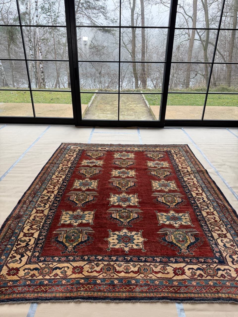 Rug Ziegler 395x245 cm, red, wool, Pakistan - 177859
