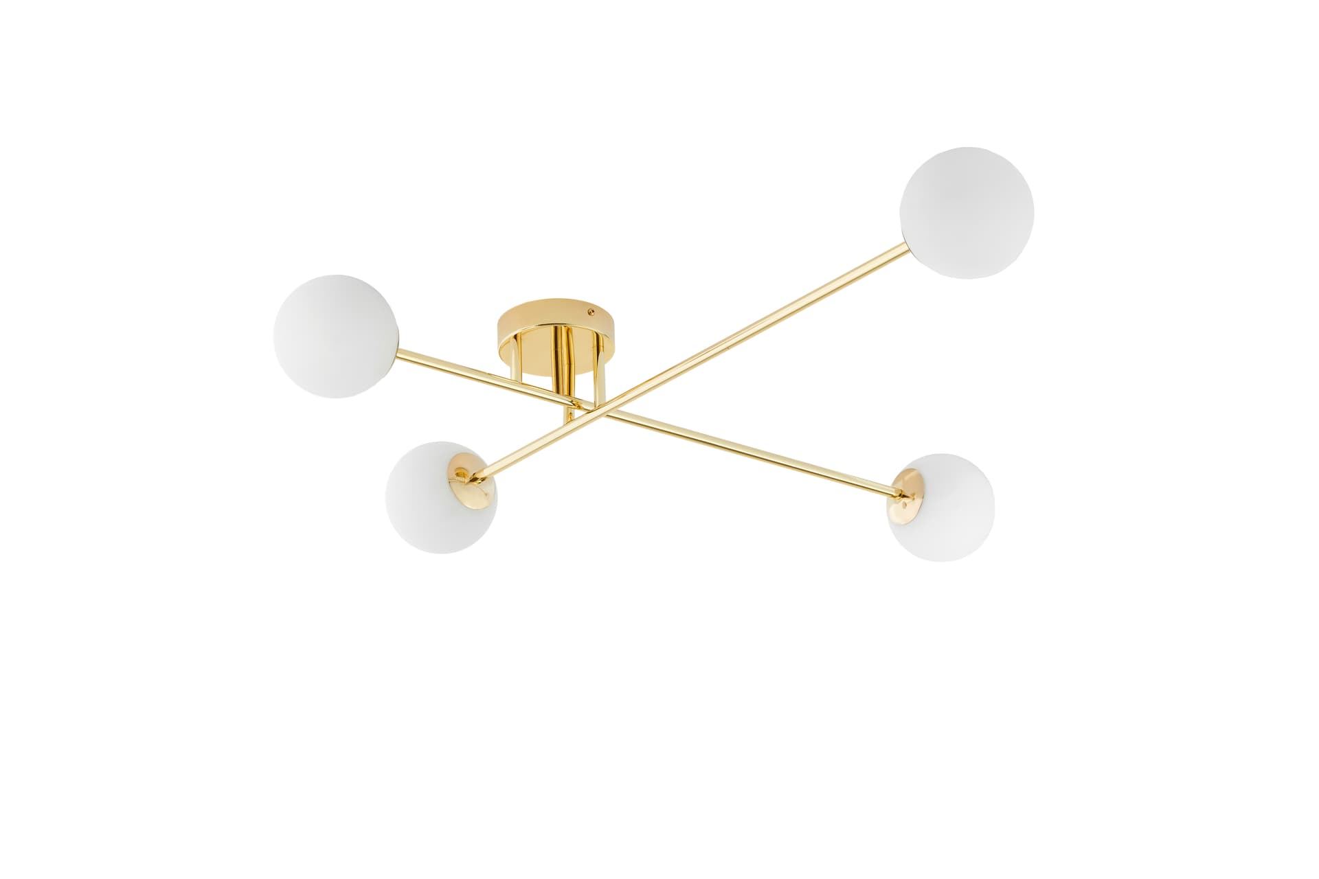 Lampa sufitowa Astra 4, złota, Kaspa