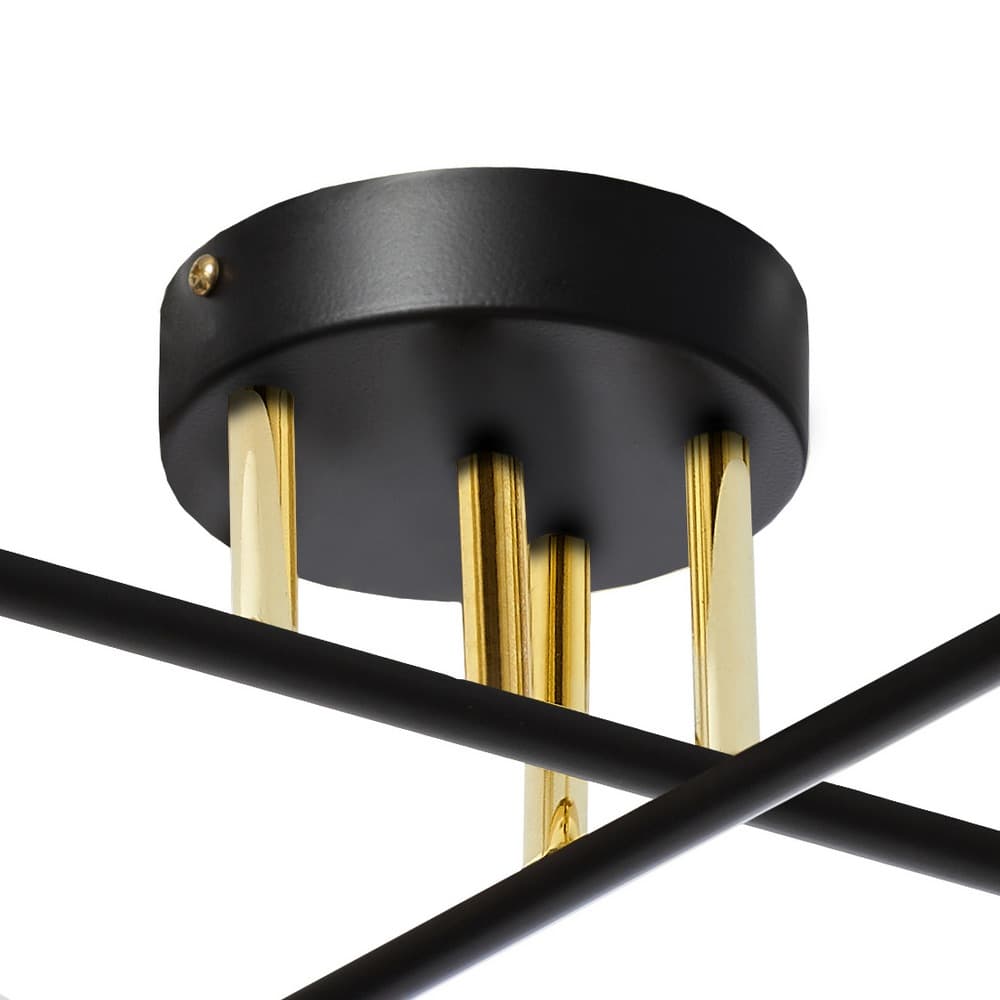 Ceiling lamp Astra 4 black, Kaspa - 178467