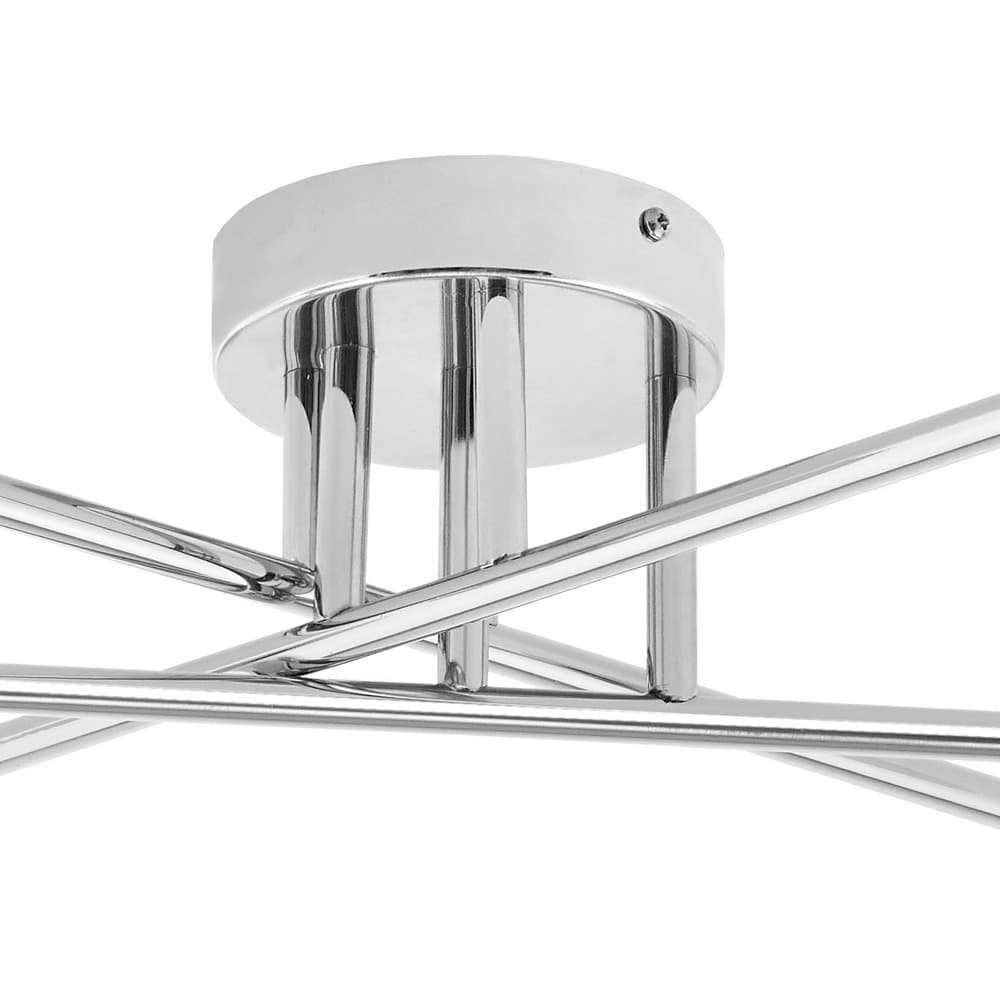 Astra 6 ceiling lamp silver, Kaspa - 178456