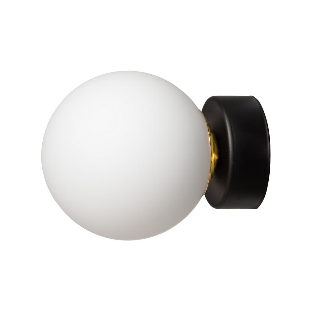 Kinkiet Astra czarny, złoty, Kaspa