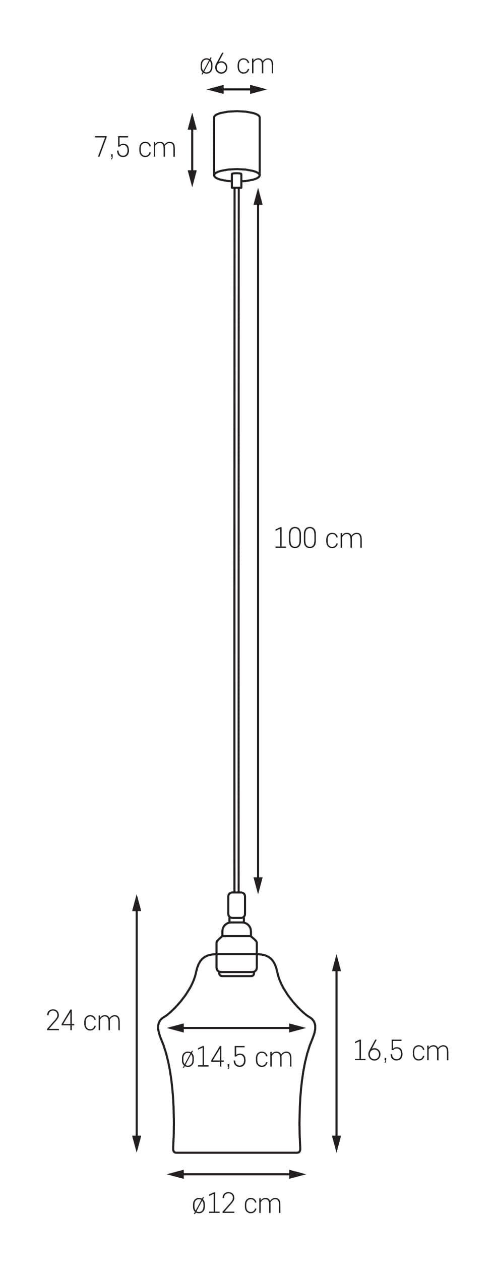 Lampa wisząca Longis II srebrna, Kaspa - 178219