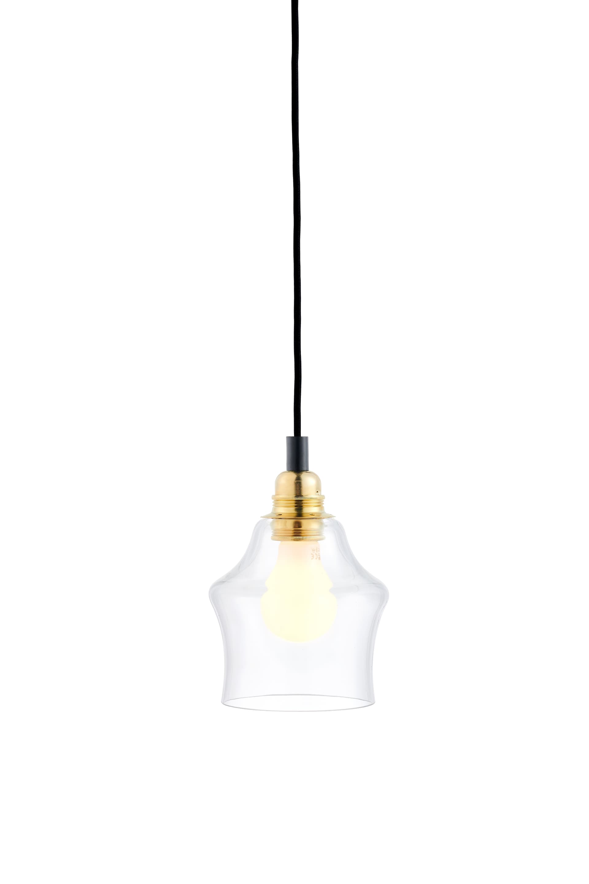 Lampa wisząca Longis II Gold czarna, Kaspa - 178207
