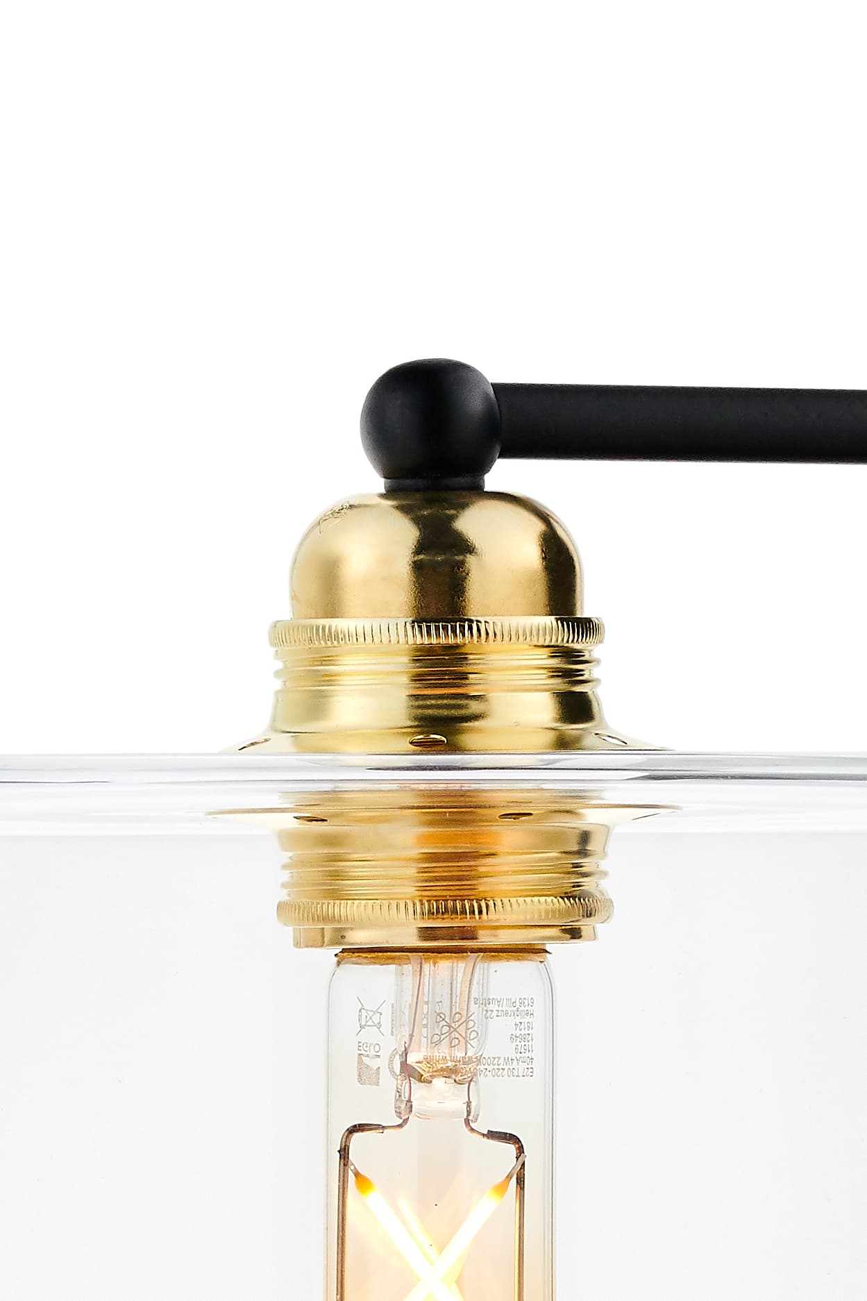 Kinkiet Longis IV czarny, Kaspa - 178160