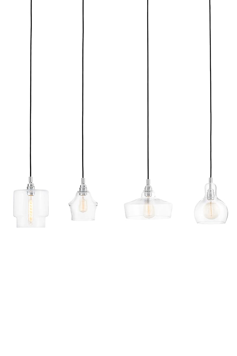 Pendant lamp Longis Listwa silver, Kaspa - 178151
