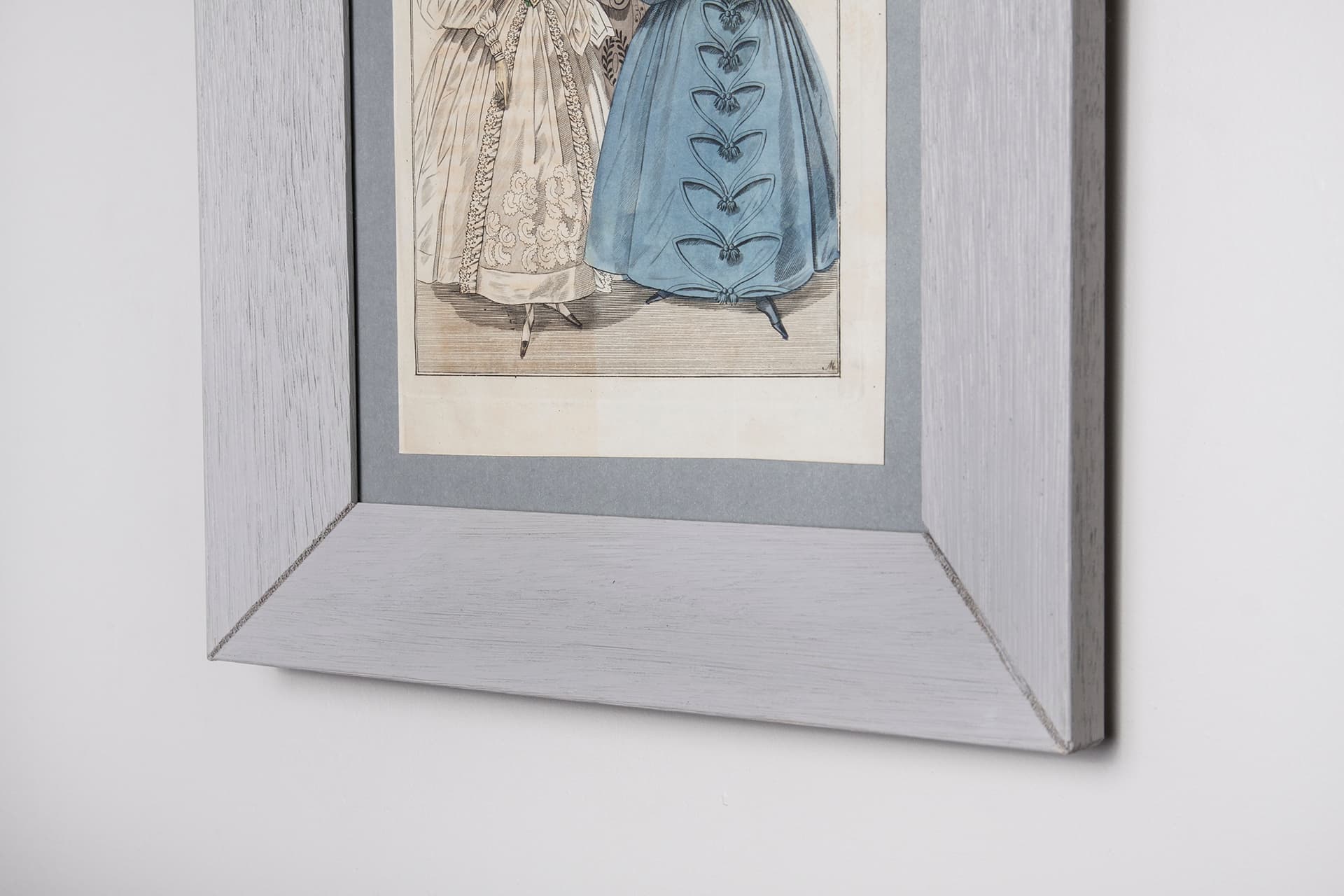 Grafika modowa Biedermeier, z serii: Costume Parisien. Francja, 1830. - 178588