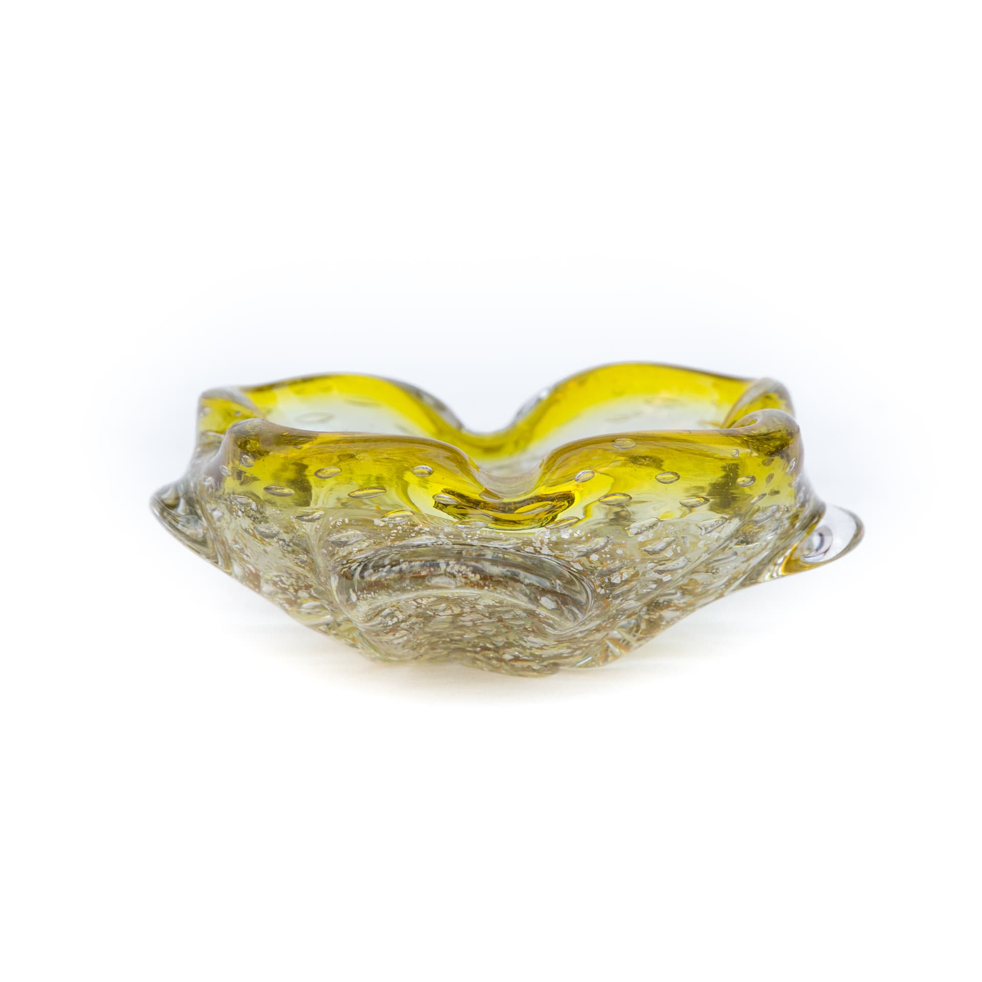 Szkło dekoracyjne z zatopionymi płatkami złota - 178643