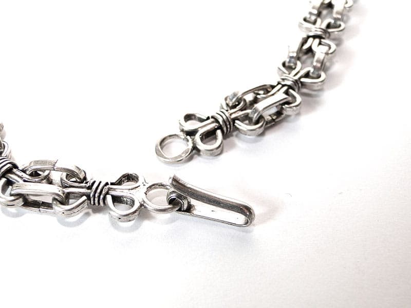 Naszyjnik modernistyczny, srebro, Polska, lata 60. - 178690