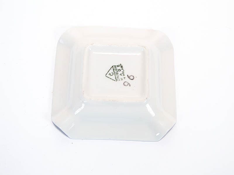 Ashtray The Cards, white porcelain, Ćmielów, Poland, 1960s. - 178790