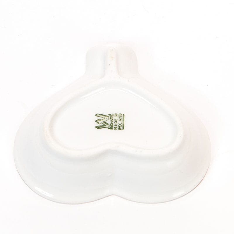 Popielniczka The Cards, złoty, porcelana, Wałbrzych, Polska, lata 50. - 178819