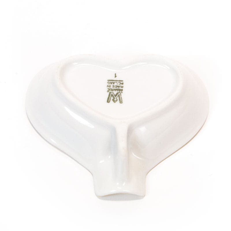 Popielniczka The Cards, złoty, porcelana, Polska, lata 50. - 178859