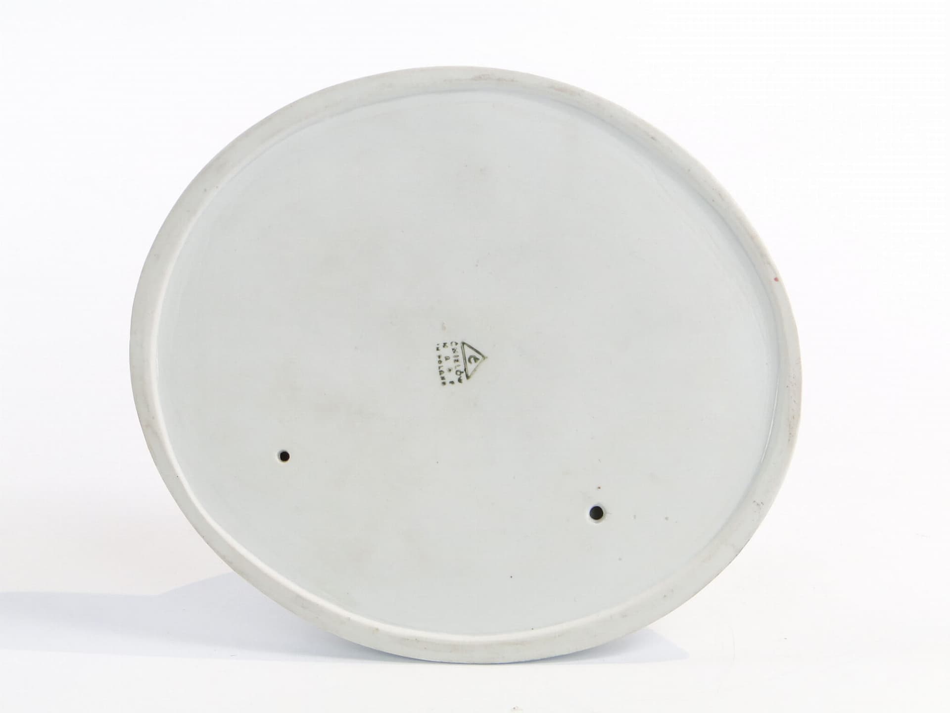 Popielniczka Wiosna, porcelana multikolor, proj. F. Kalfas, Ćmielów, Polska, lata 40. - 178919