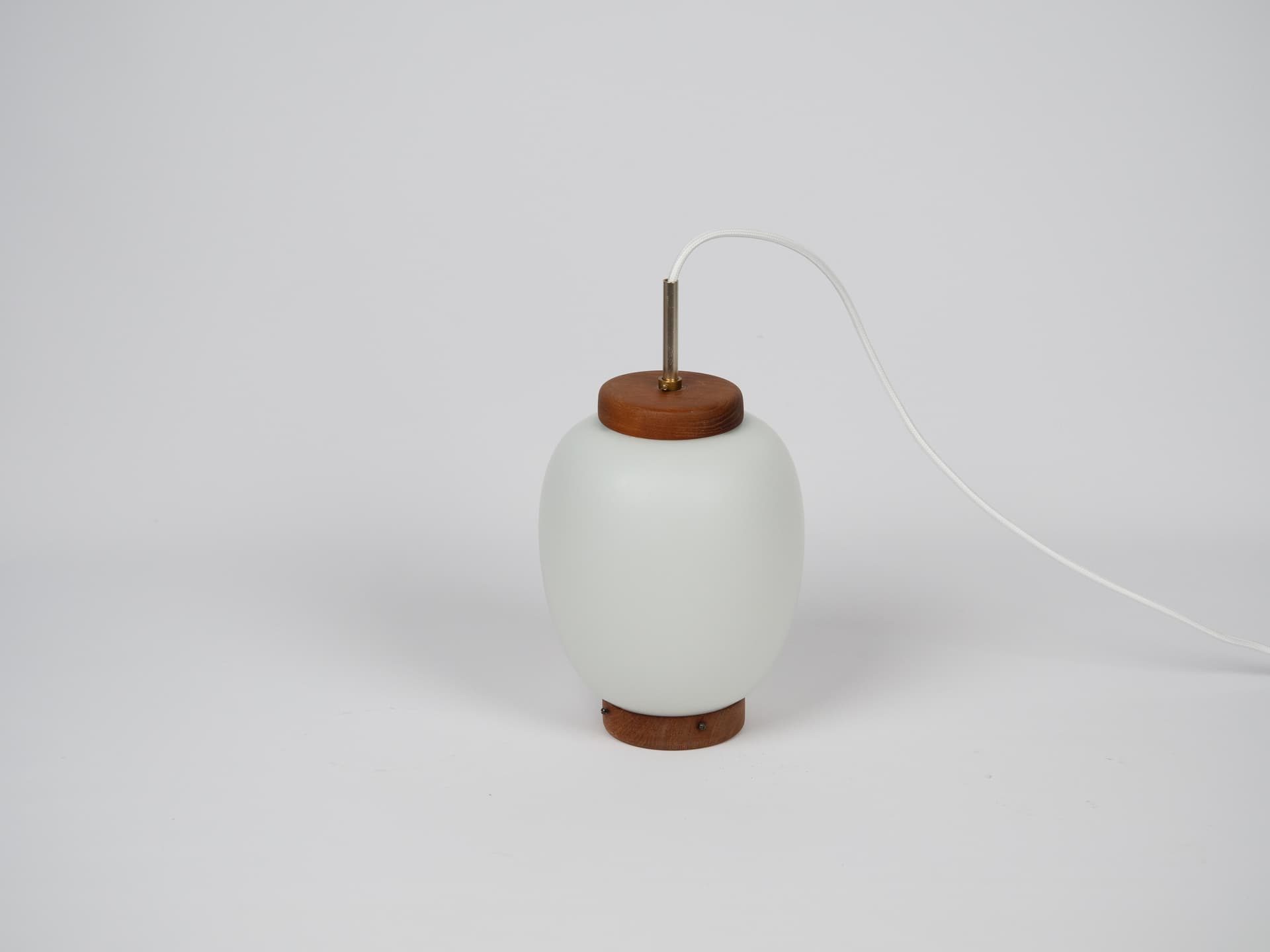 Lampa wisząca, miedziany, aluminium, Dania, lata 70. - 179151