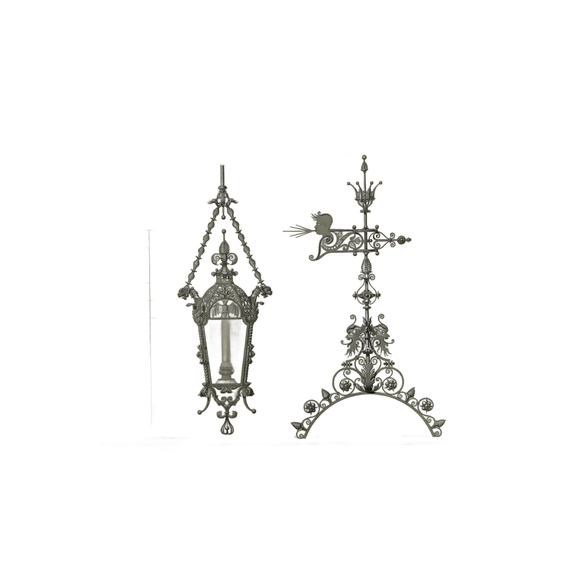 Grafika architektoniczna, szary, papier, Niemcy, XIX w.