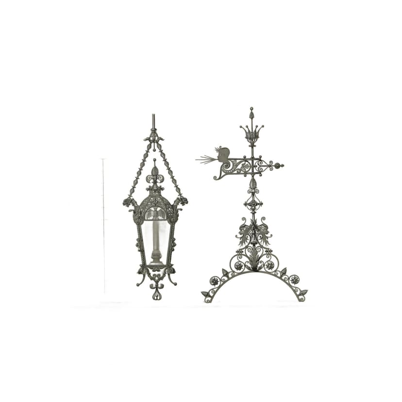 Grafika architektoniczna, szary, papier, Niemcy, XIX w.