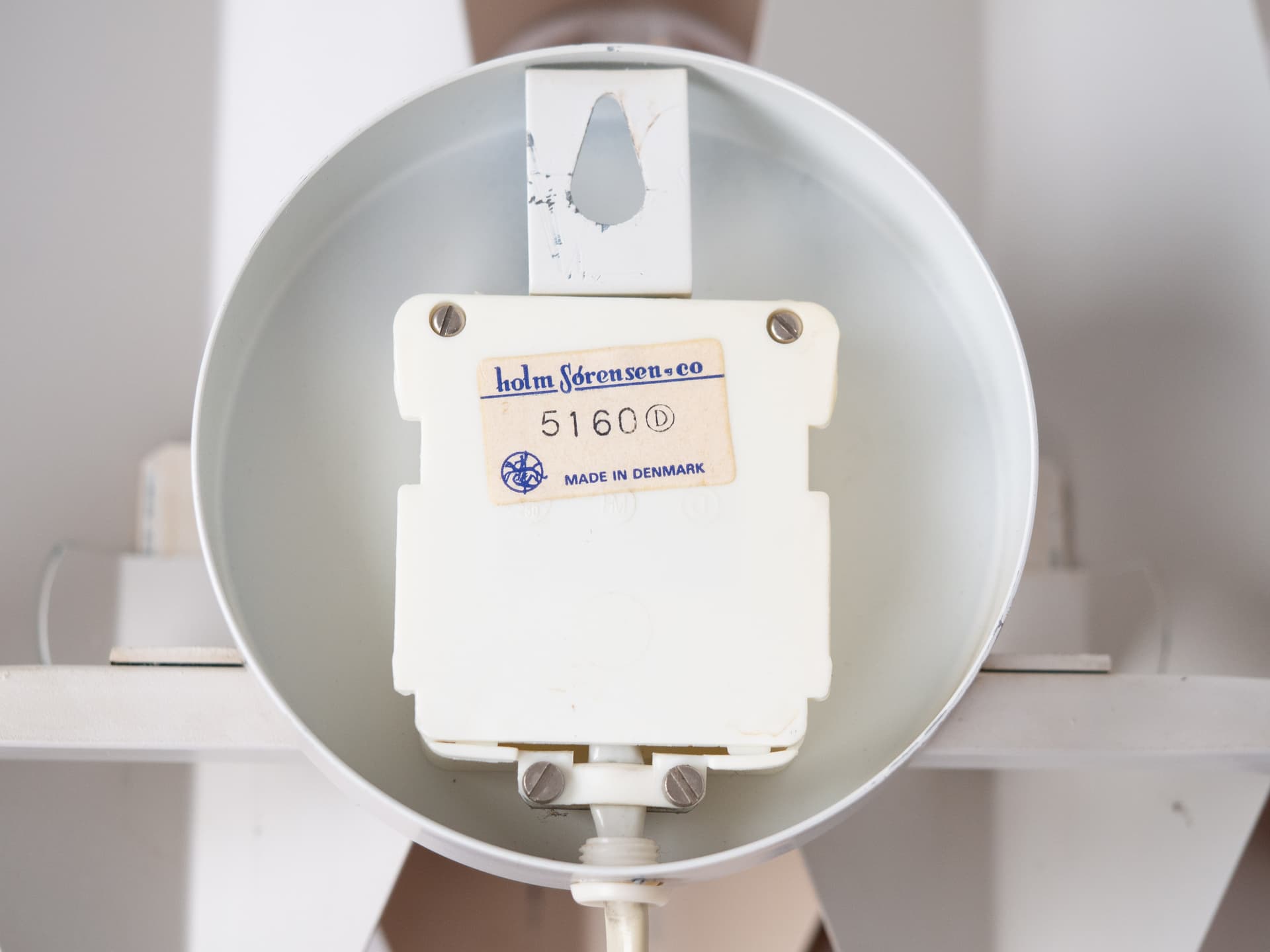 Pair of wall sconces Diamant, yellow metal, by J. Hammerborg, Denmark, 1960s. - 179239