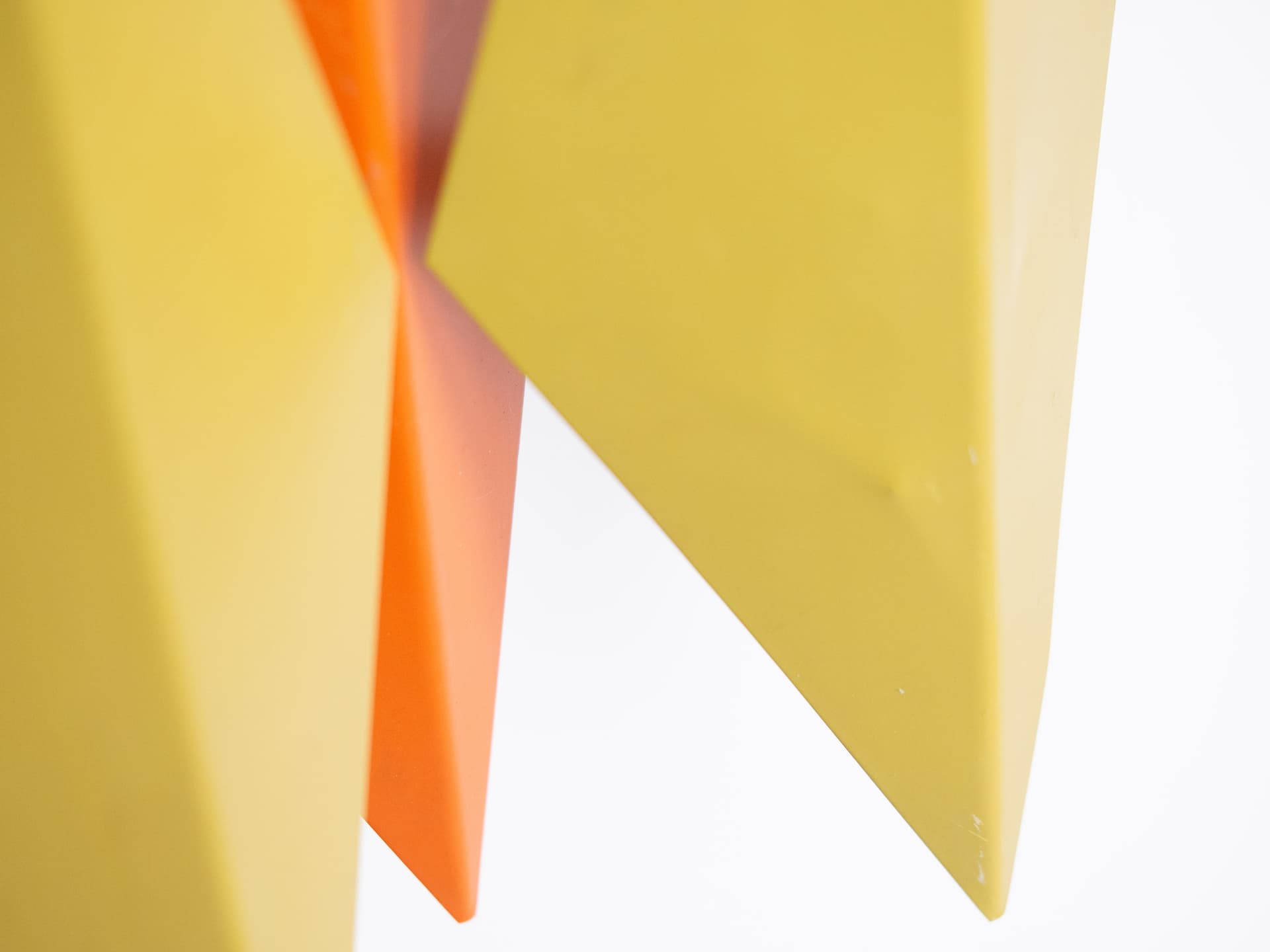 Pair of wall sconces Diamant, yellow metal, by J. Hammerborg, Denmark, 1960s. - 179235