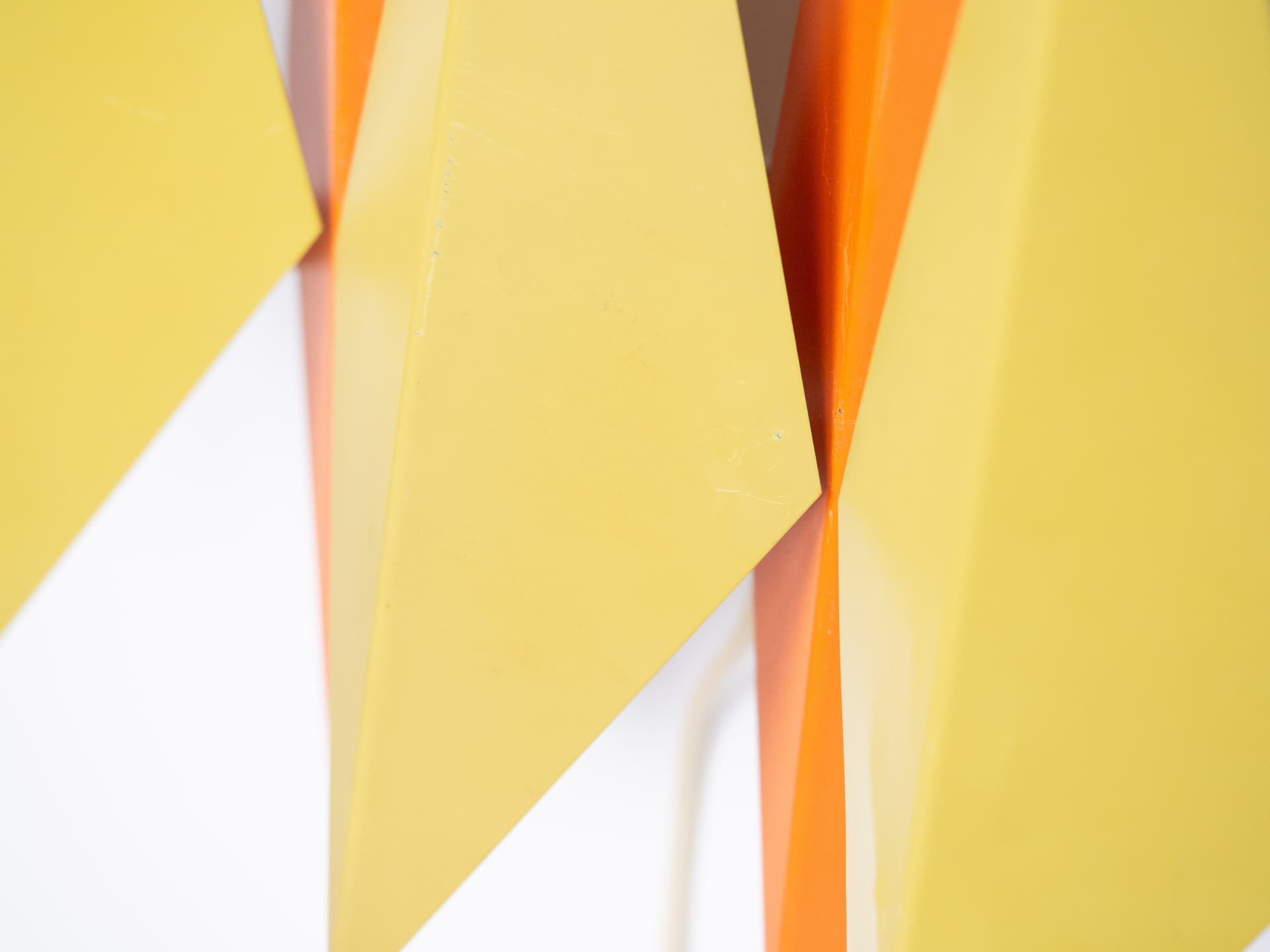 Pair of wall sconces Diamant, yellow metal, by J. Hammerborg, Denmark, 1960s. - 179237