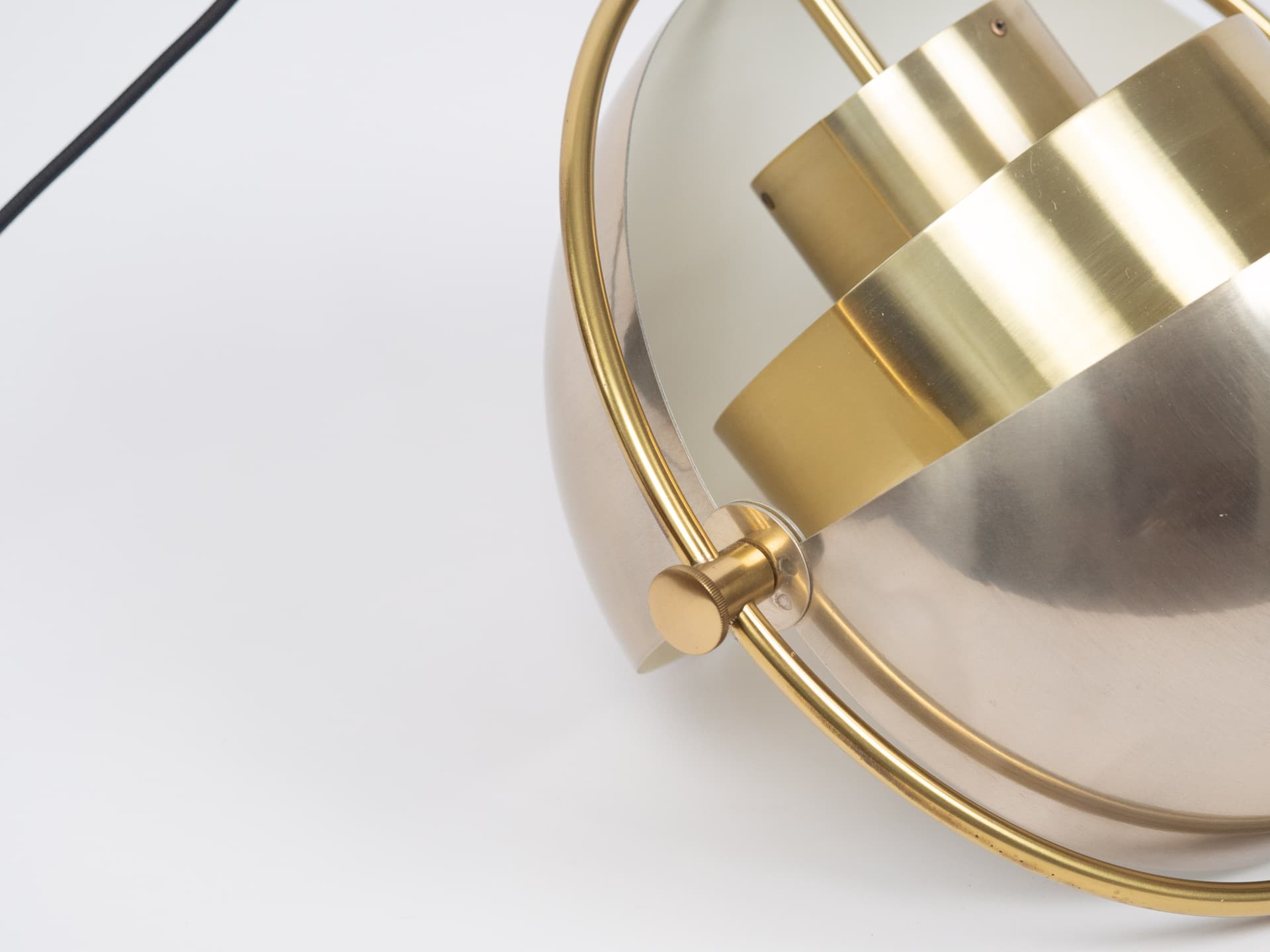 Pendant Lamp Multi-Lite, silver metal, by L. Weisdorf, Lyfa, Denmark, 1970s. - 179401