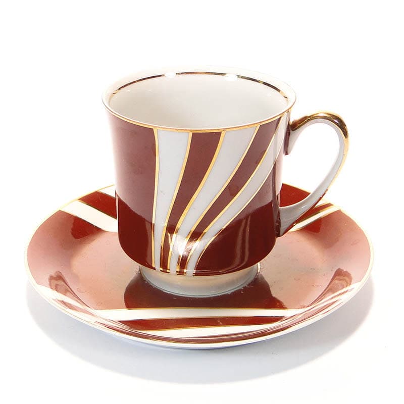 Filiżanka June, porcelana czerwona, proj. W. Potacki, Ćmielów, Polska, lata 60. - 179467