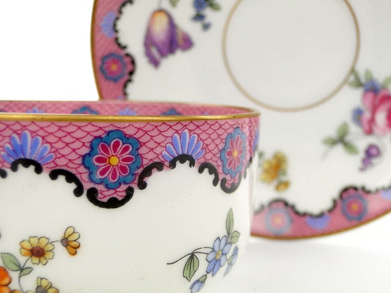 Filiżanka do mokki Canova, porcelana multikolor, Rosenthal, Niemcy, lata 20. - 179605