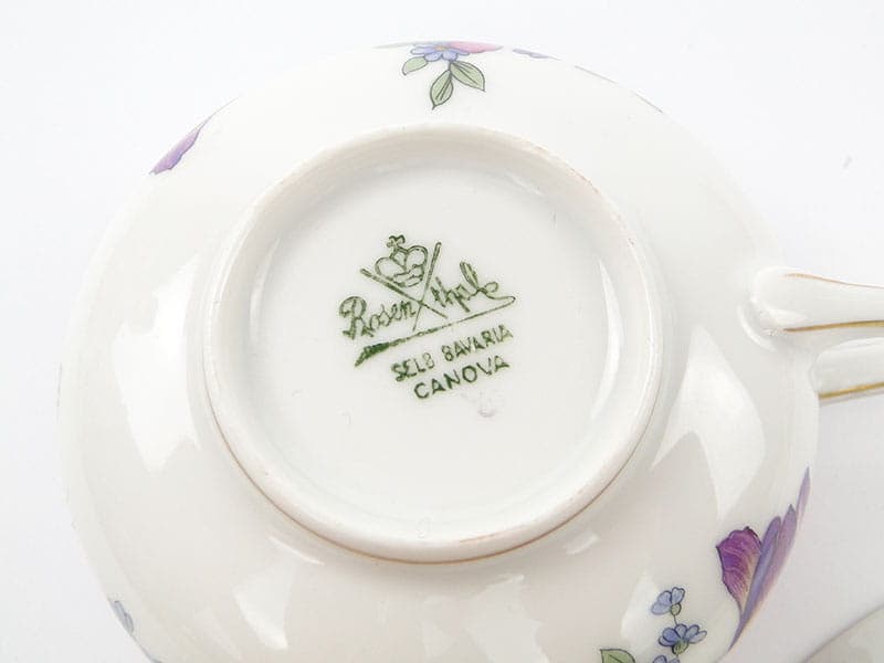 Filiżanka do mokki Canova, porcelana multikolor, Rosenthal, Niemcy, lata 20. - 179603