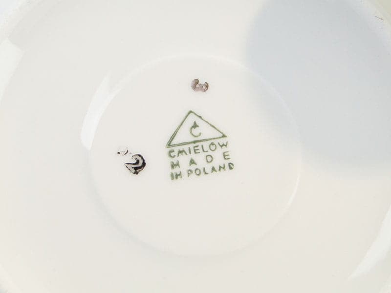 Filiżanka London, żółta porcelana, proj. W. Potacki, Ćmielów, Polska, lata 60. - 179695