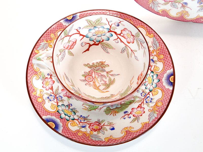 Oriental Breakfast Set, multicolor, porcelain, France, 19th c. - 179842