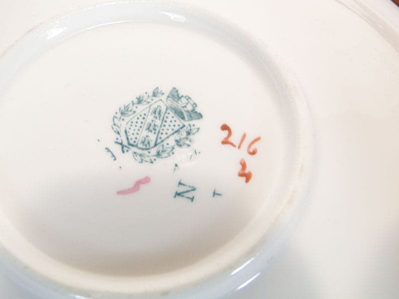 Oriental Breakfast Set, multicolor, porcelain, France, 19th c. - 179835