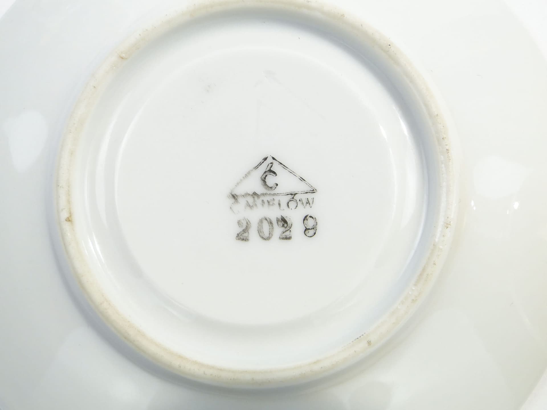 Filiżanka do mokki Płaski, żółty, porcelana, proj. B. Wendorf, Ćmielów, Polska, lata 30. - 179854