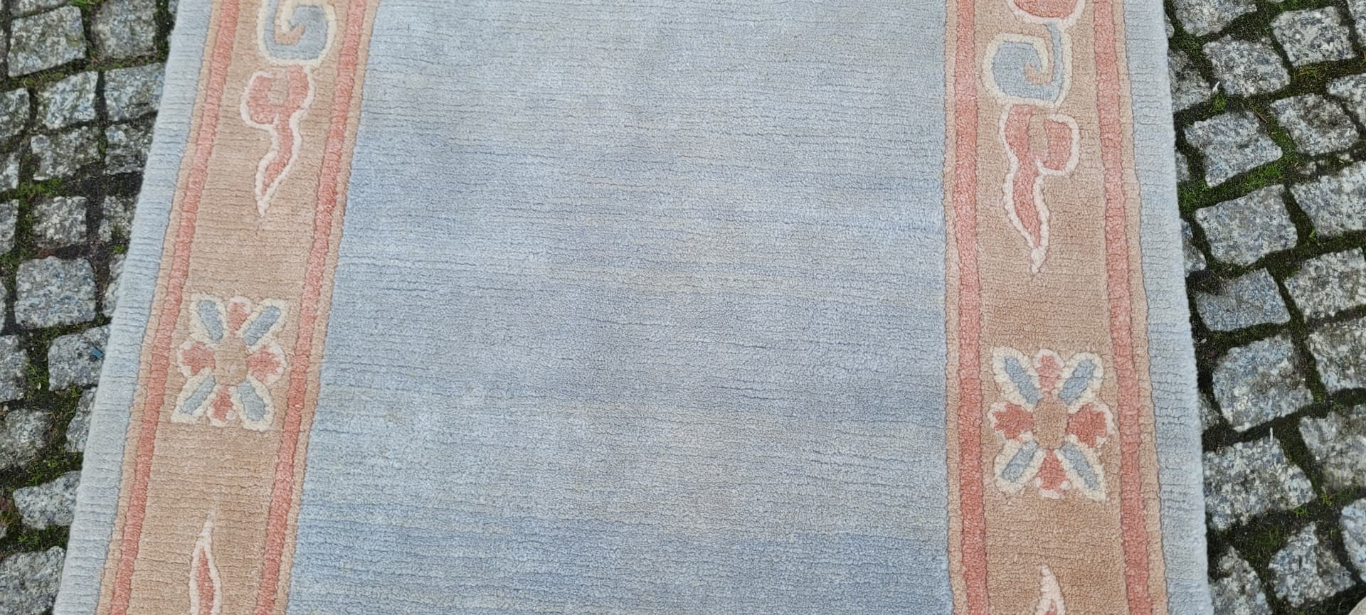 Dywan Nepal 153x74 cm, szary, wełna, Indie - 179950