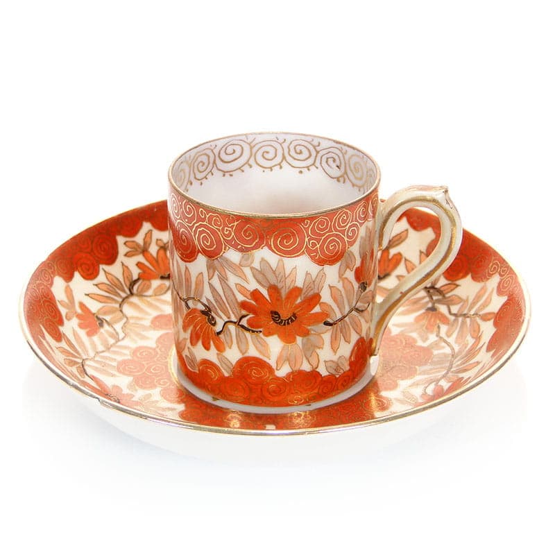 Filiżanka do mokki Biedermeier, multikolor, porcelana, Austria, XIX w. - 180018