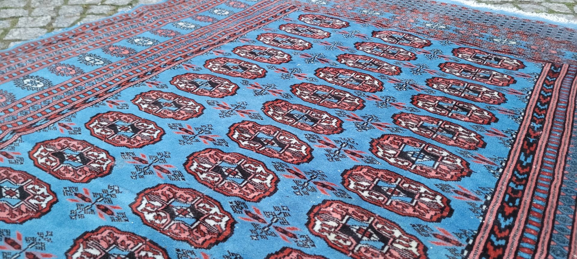 Dywan Buchara 130x207 cm, multikolor, wełna, Pakistan - 180036