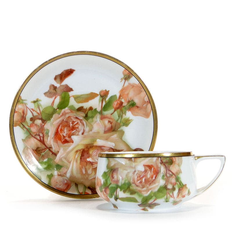 Filiżanka do kawy Donatello, porcelana biała, Rosenthal, Niemcy, lata 20.