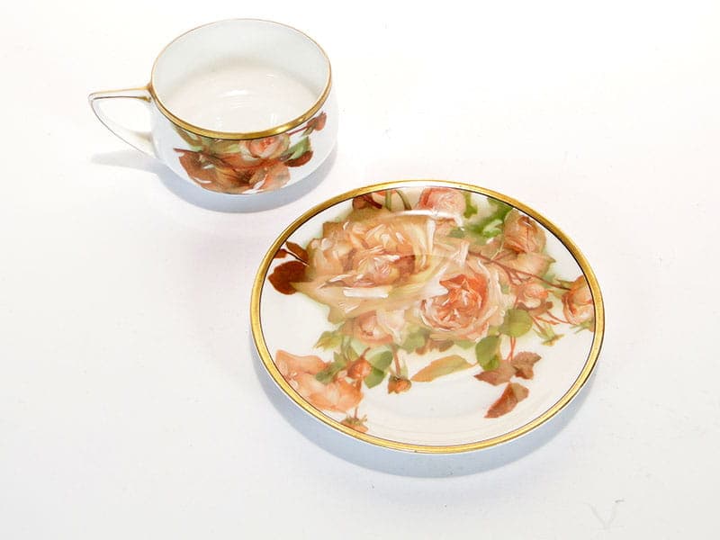 Filiżanka do kawy Donatello, porcelana biała, Rosenthal, Niemcy, lata 20. - 180069