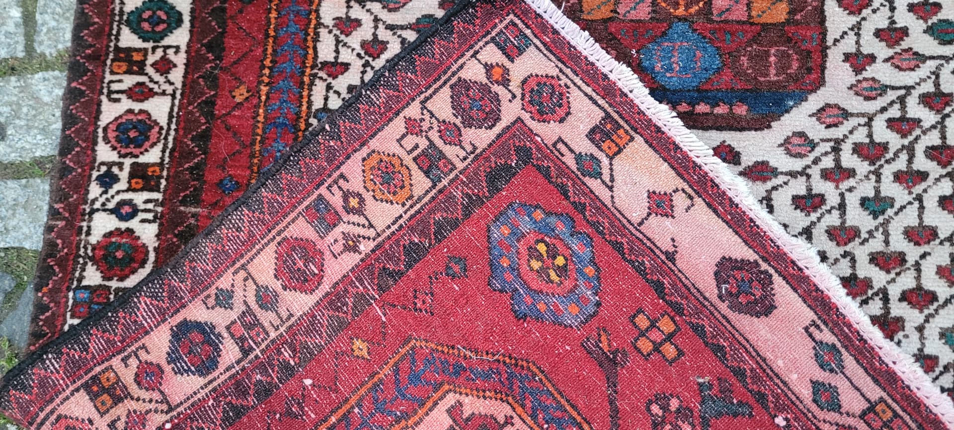 Runner Afshar 105x285 cm, multicolor wool, Iran, 19th c. - 180113
