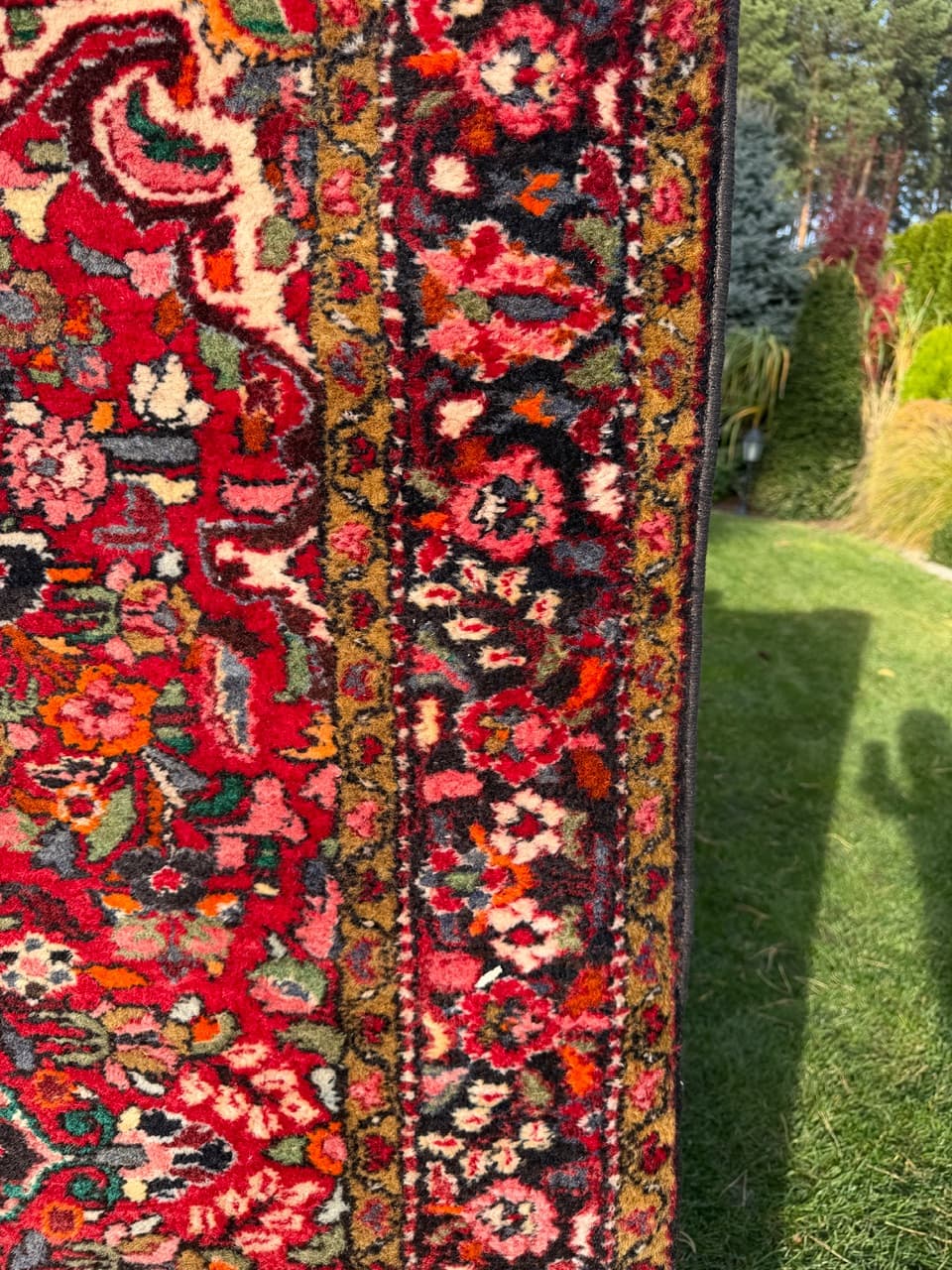 Dywan perski Lilian Hamadan, multikolor, wełna, Iran, lata 90. - 180136