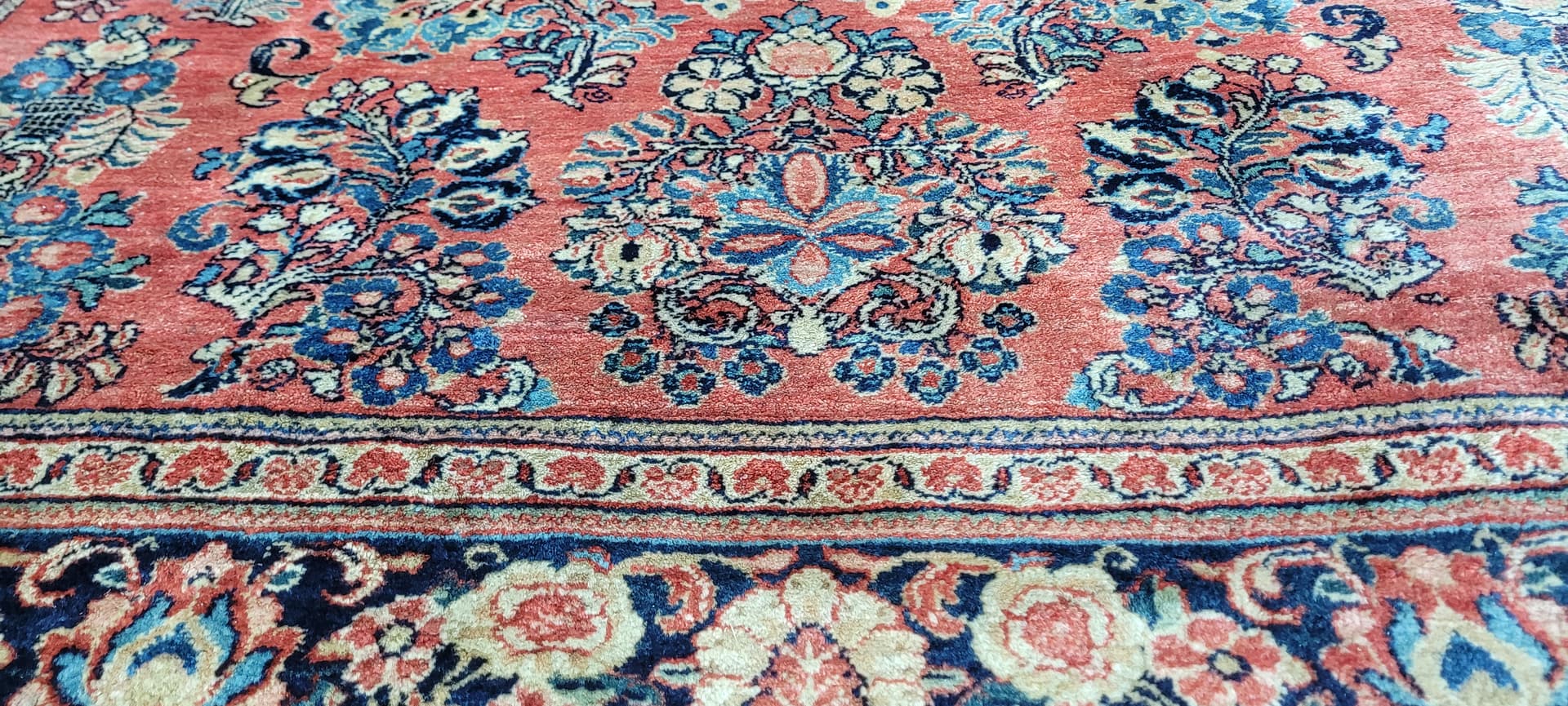 Dywan American Sarouk 180x272 cm, multikolor, wełna, Iran - 180196