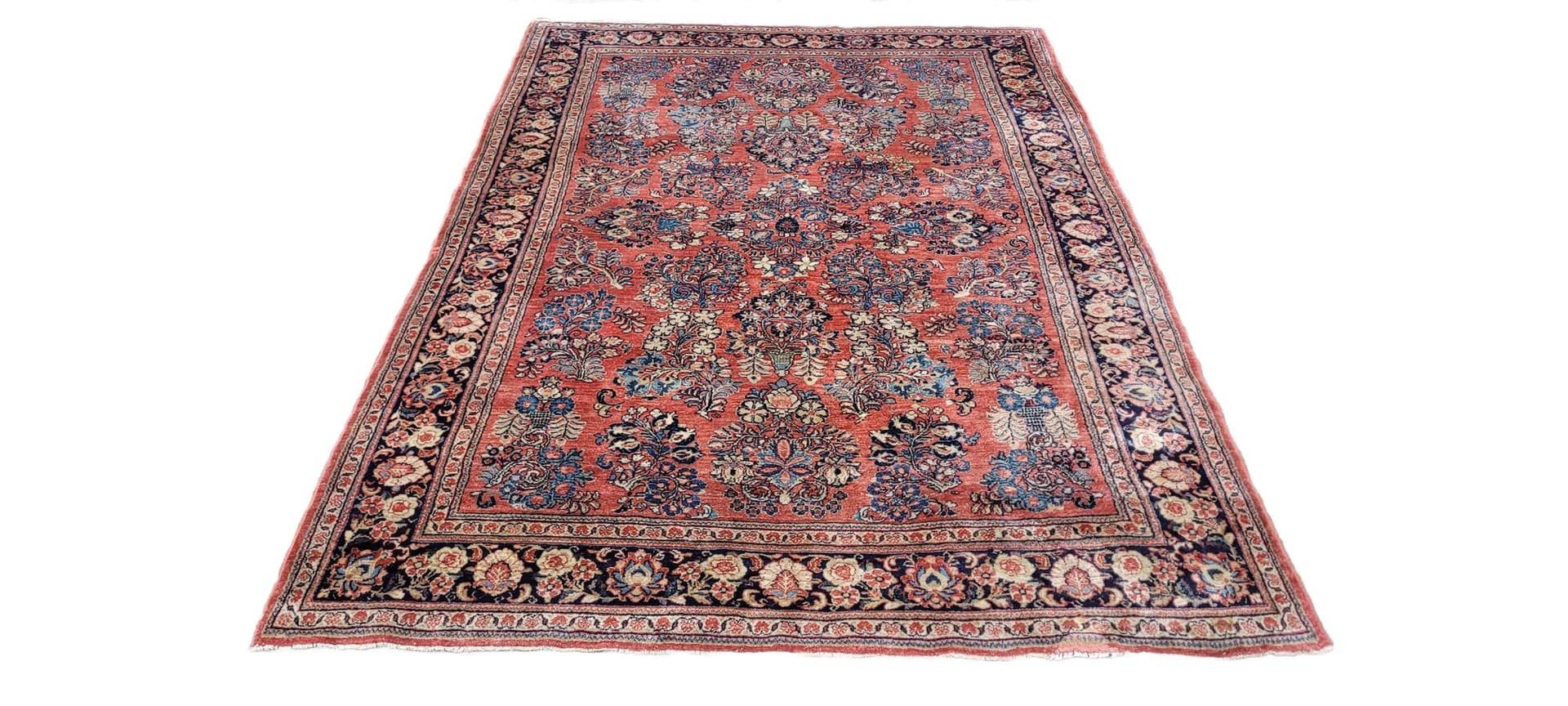 Dywan American Sarouk 180x272 cm, multikolor, wełna, Iran