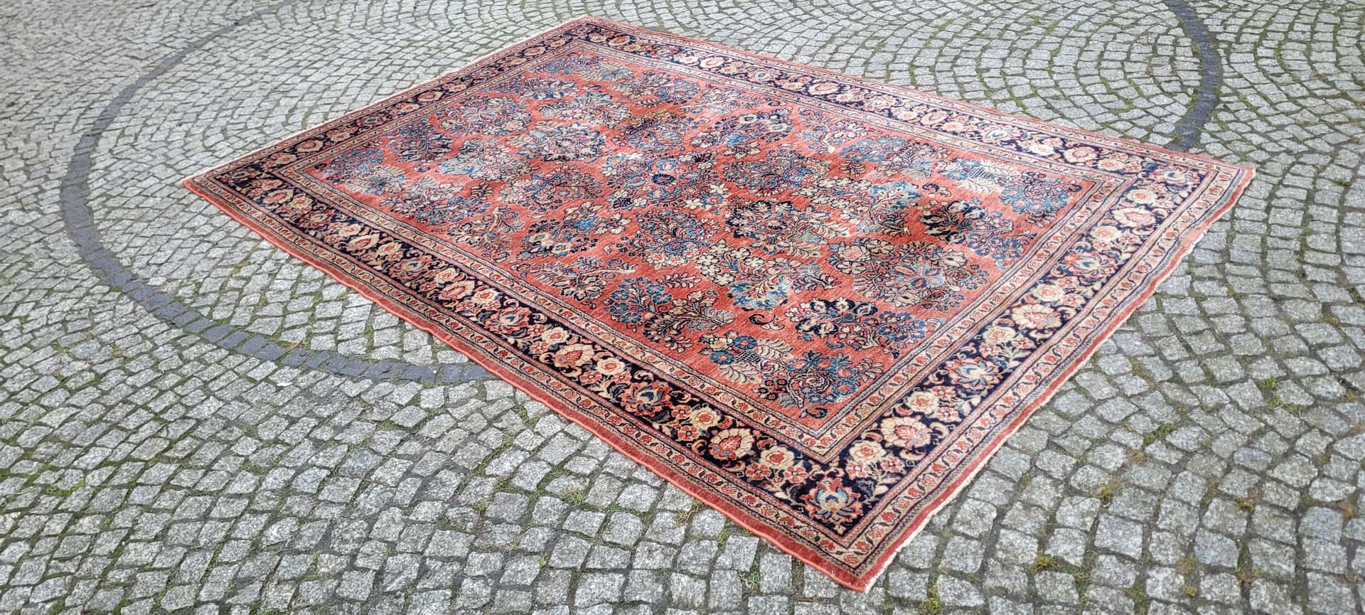 Dywan American Sarouk 180x272 cm, multikolor, wełna, Iran - 180191