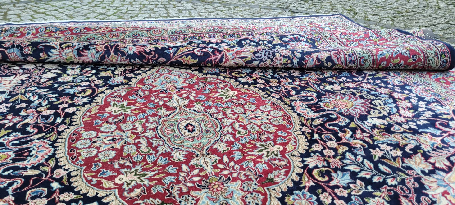 Dywan Kerman Lavar 300x400cm, multikolor, wełna, Iran - 180216